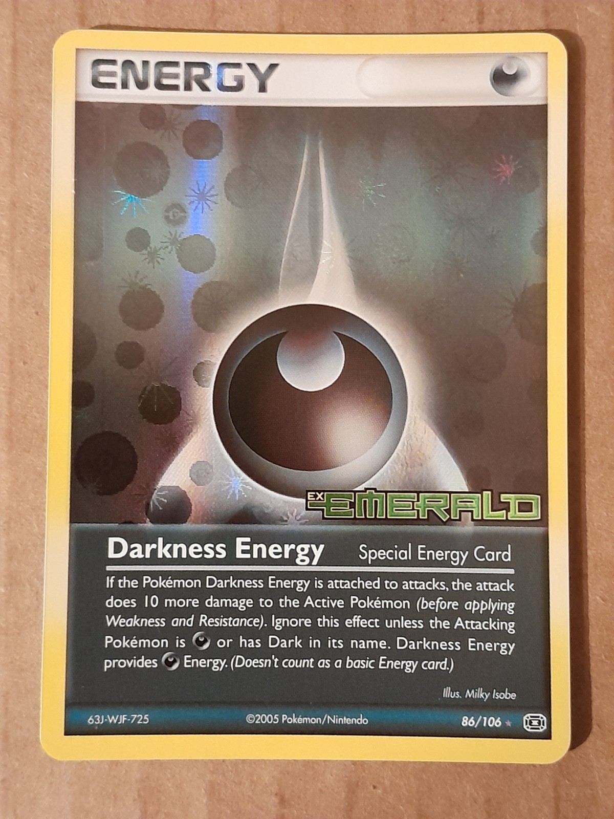 Pokemon Darkness Energy 86/106 ex Emerald Reverse Holo NM-MINT See Pictures