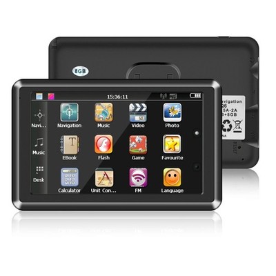 5'' GPS Navi Auto LKW LGV Navigation 8GB lebenslange Karten Geschwindigkeitswarnungen UK EU