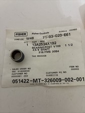 Fisher 13A2534X192 V100 Guide Post Bearing 1-1/2" 316 New Surplus