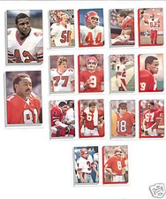 1986 Atlanta Falcons Sticker Set GERALD RIGGS MIKE KENN BILLY JOHNSON RICK BRYAN