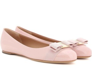 salvatore ferragamo varina patent ballet flat