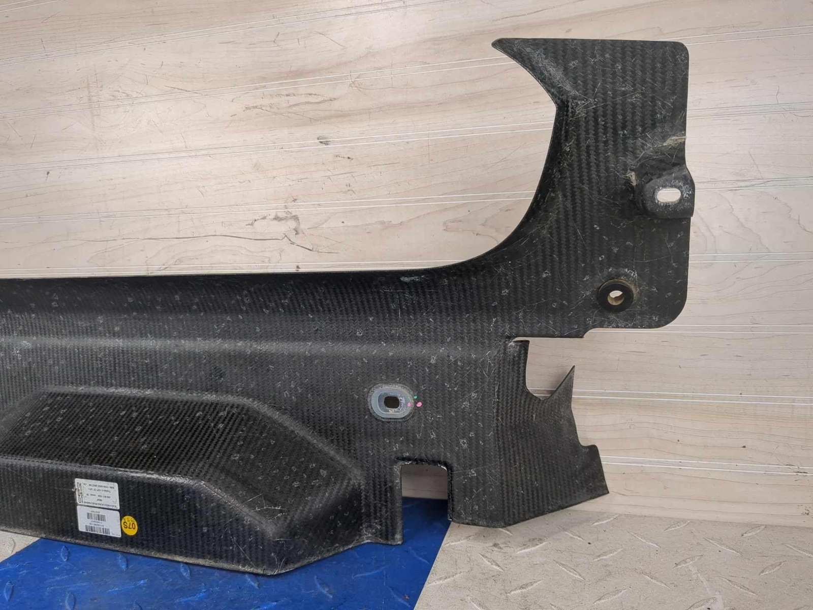 2017-2023 Audi R8 Plus OEM Carbon Fiber Engine Trim Panel 4S8863129A CRACKED