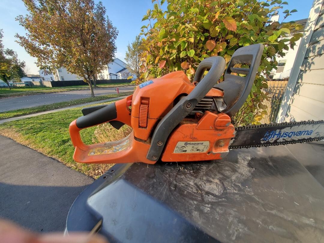 untested Husqvarna 445 Rancher X torq Chainsaw For Parts Or Repair