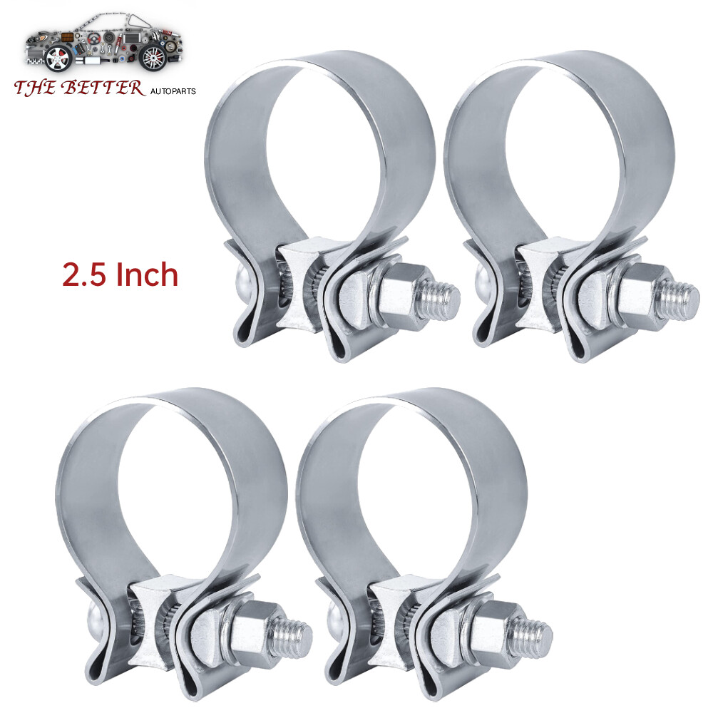 Band Clamp Exhaust 2.5" Inch T409 Stainless Steel Narrow Band Exhaust Clamps Seal Band 2 1/2 4 In Exhaust Clamp - Foto 10