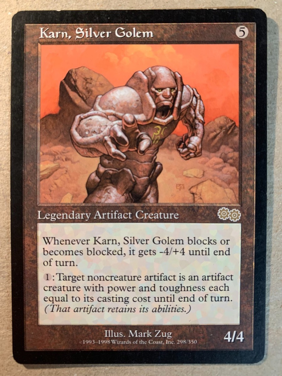MTG 1x Karn, Silver Golem Urza's Saga Legacy Magic the Gathering