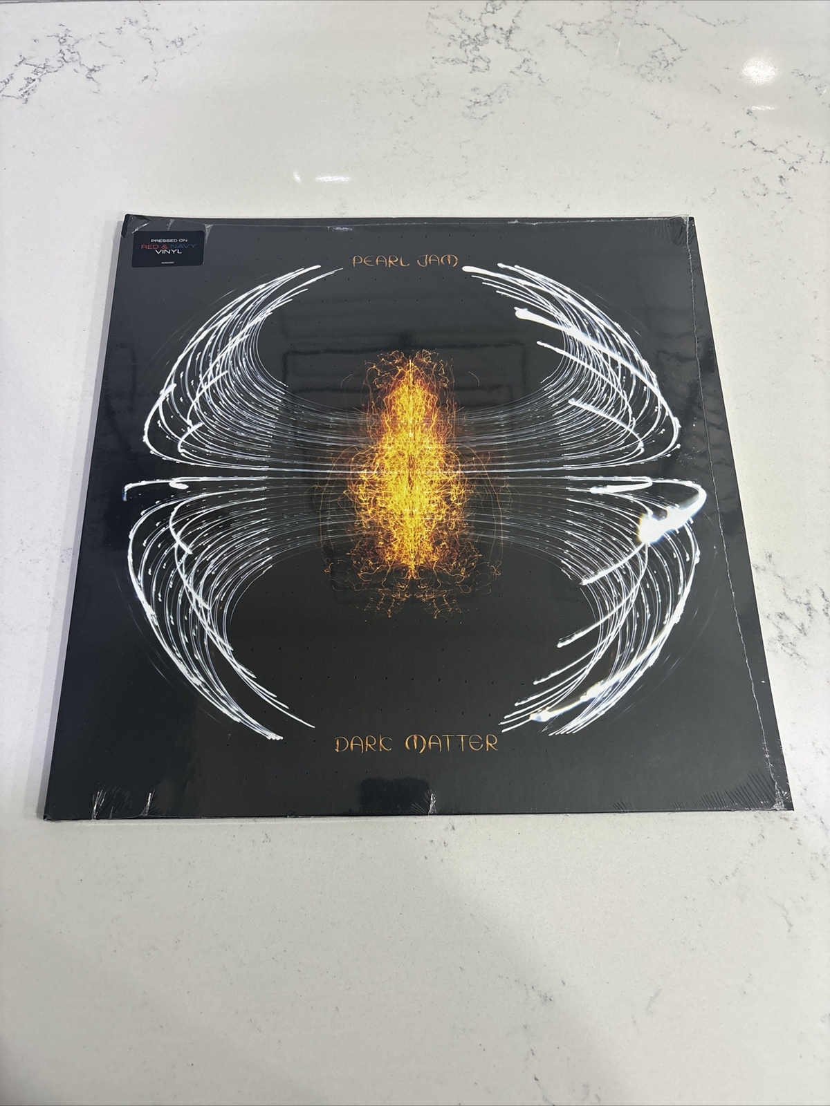 PEARL JAM Dark Matter Exclusive Boston Edition Red & Navy Blue Colored Vinyl LP Brand New