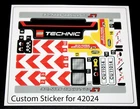 Custom Decal for 42024 Replacement Sticker Sheet for 42024 Container Truck