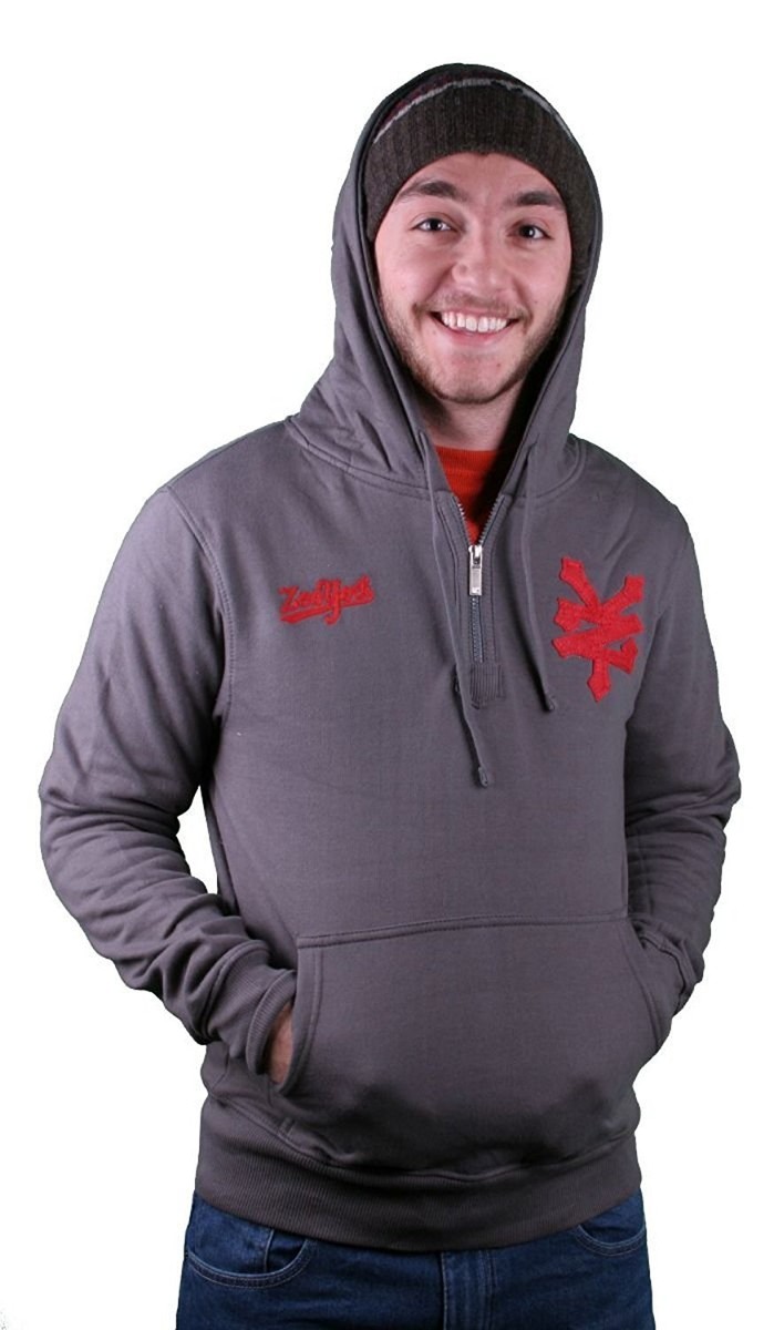 ねこ。】90 Logo Far Zip Hoodie 黒 90 Logo Cat Ear Zip Hoodie