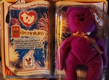 McDonalds TY Millennium the Bear Beanie Baby RARE Retired Jan 1, 1999 DOB