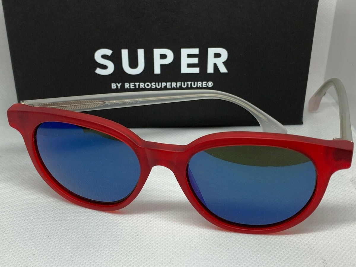 RetroSuperFuture 6U1 Red and Clear Frame Sunglasses NIB | eBay
