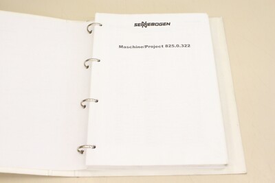 Sennebogen S 825 M excavator spare parts list spare parts catalogue S825M 825.0.322