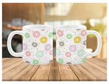 Donuts and Sprinkles Pattern Mug 11oz or 15oz