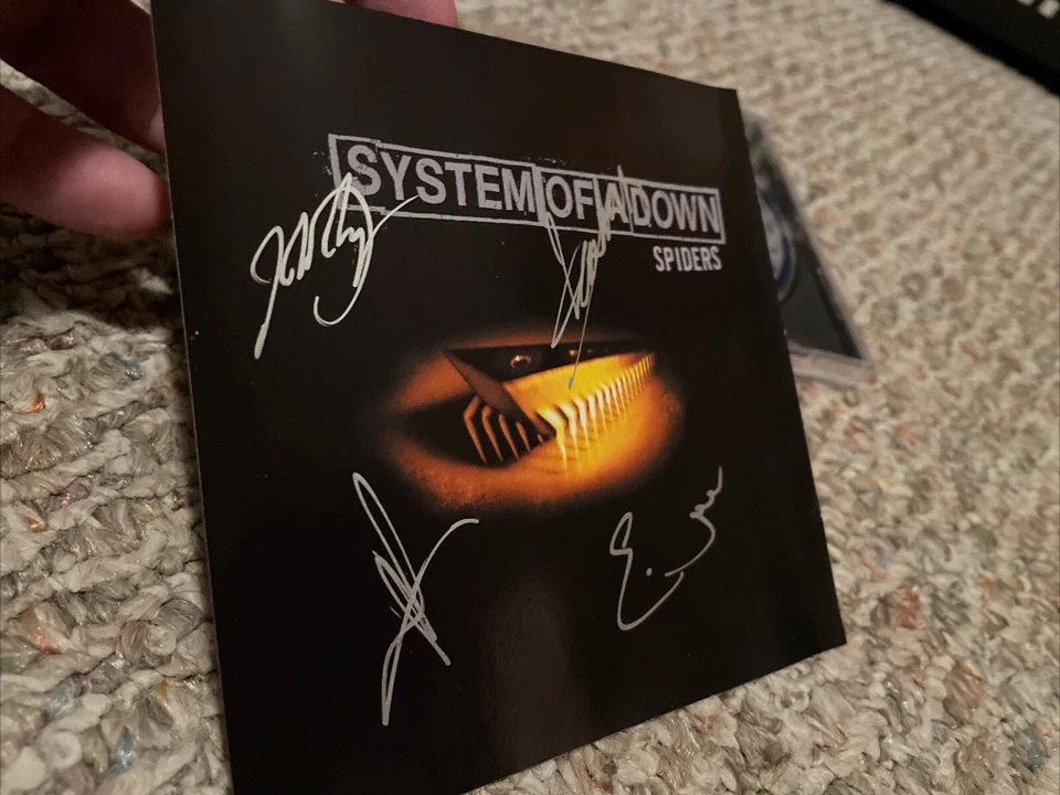 System Of A Down Spiders PROMO CD Single SIGNED BY ENTIRE BAND autographed 1999 - Image 2 of 4