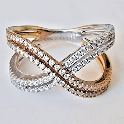JCM SOLID MULTI-TONE 925 STERLING SILVER AND GOLD… - image 7