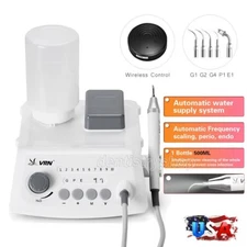 Dental Wireless Ultrasonic Piezo Scaler LED Handpiece Bottles Fit EMS Cavitron
