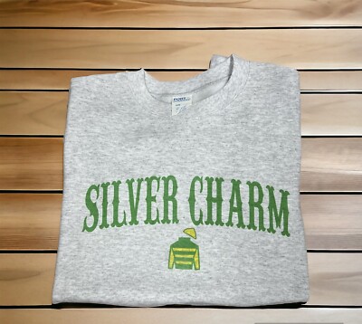 Silver Charm Horse Racing Sweatshirt