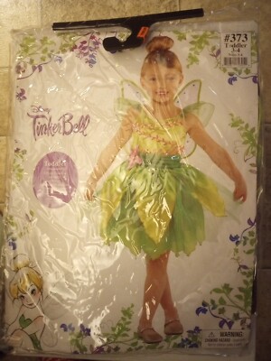 DISNEY 3-4 Years TINKERBELL COSTUME OUTFIT WITH WINGS | eBay