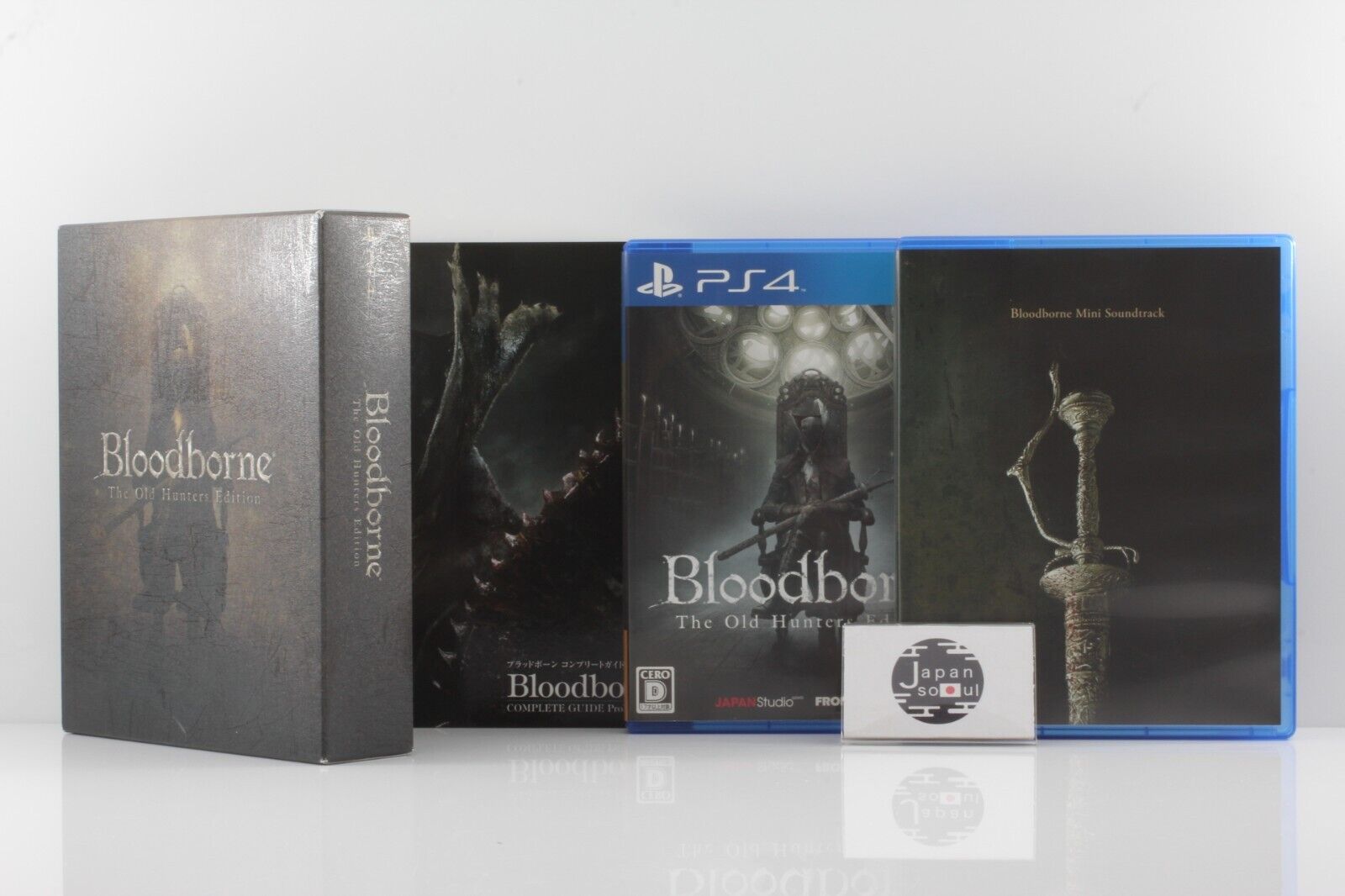 PS4 Bloodborne The Old Hunter's Edition with guide book and mini soundtrack  CD