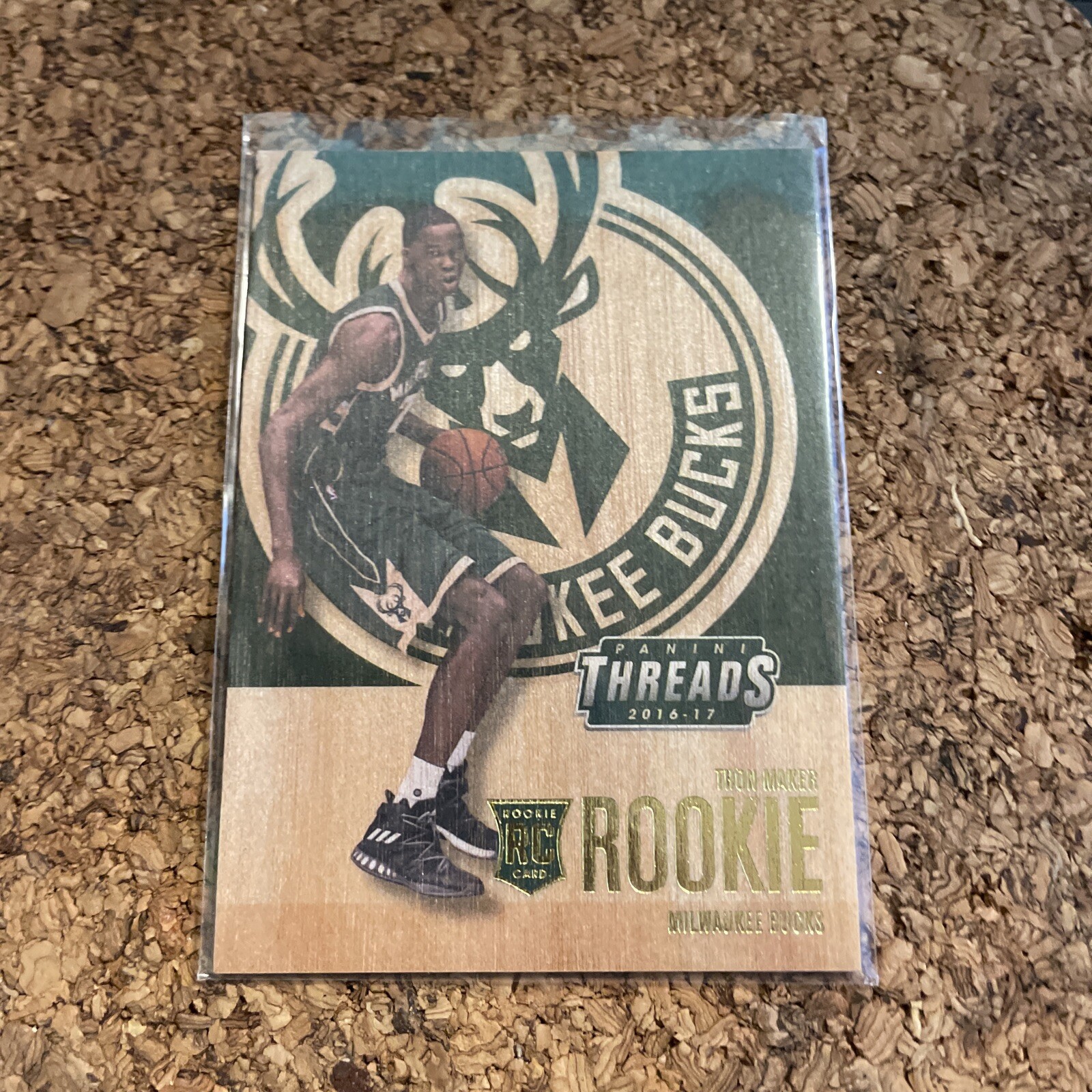 2016-17 Panini Threads Wood Rookies Thon Maker #237 Rookie