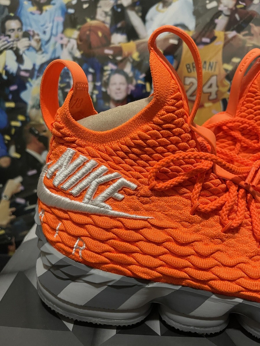 nike lebron orange