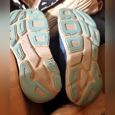 Hoka One Bondi Teal Outer Space Road Running Race Shoes Men  display picture 2