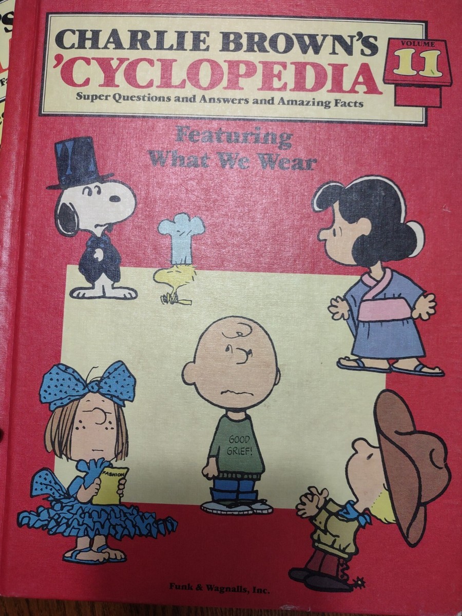 Charlie Brown's Cyclopedia 1980.1990年代 1980 Vintage Charlie Brown's Cyclopedia Volum 11 Childrens