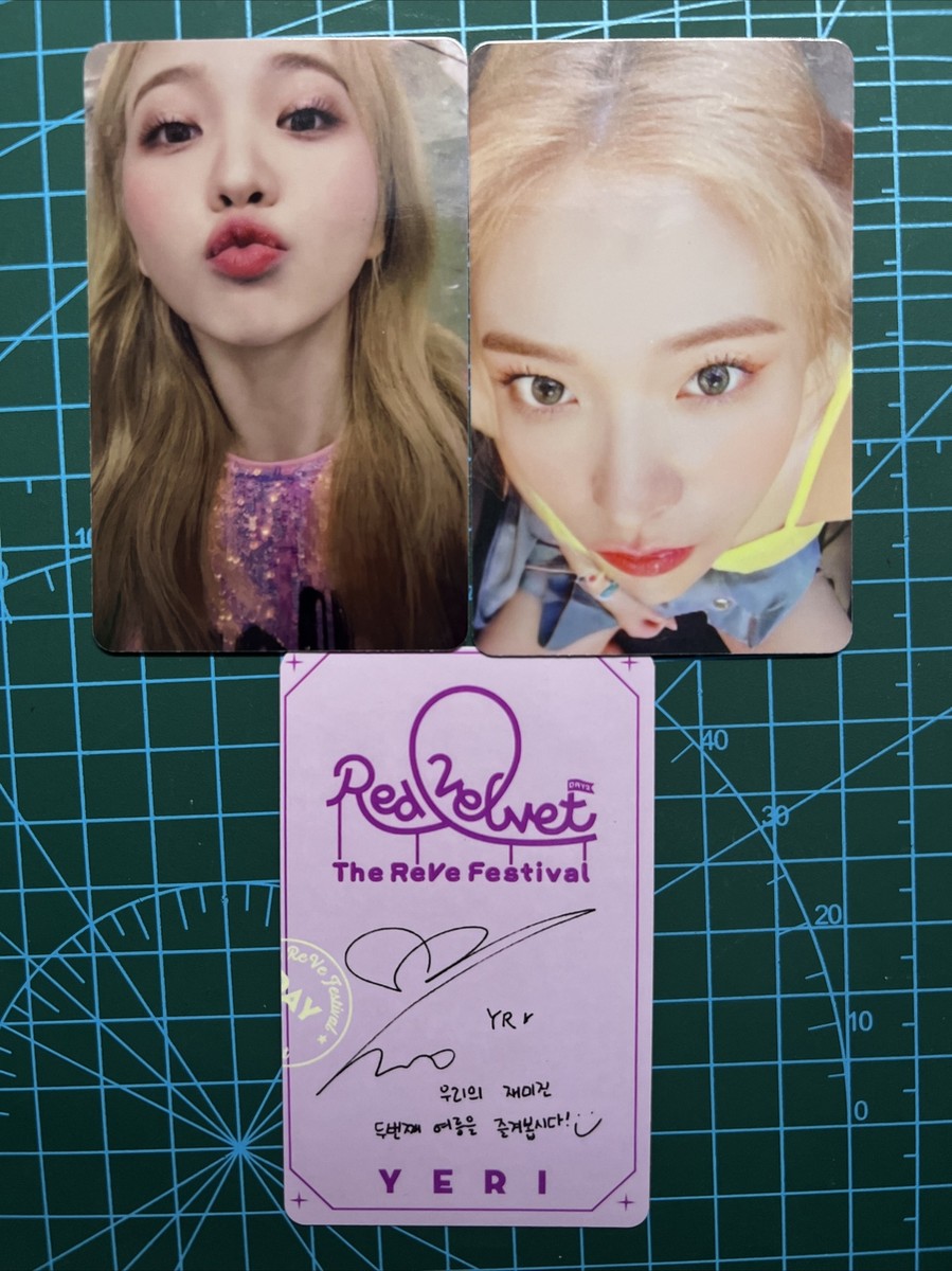 Yeri photocard day 2 umpah umpah fan made card red velvet kihno | eBay