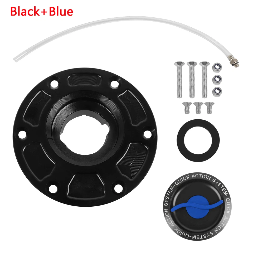 Tampa do tanque de gasolina sem chave CNC para Aprilia RSV4 RR RF 1100 fábrica RSV 1000 R - Imagem 3 de 4