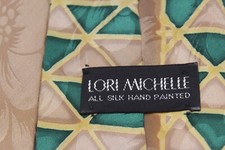 2424 ) LORI MICHELLE MEN'S TIE 100% SILK MADE IN USA