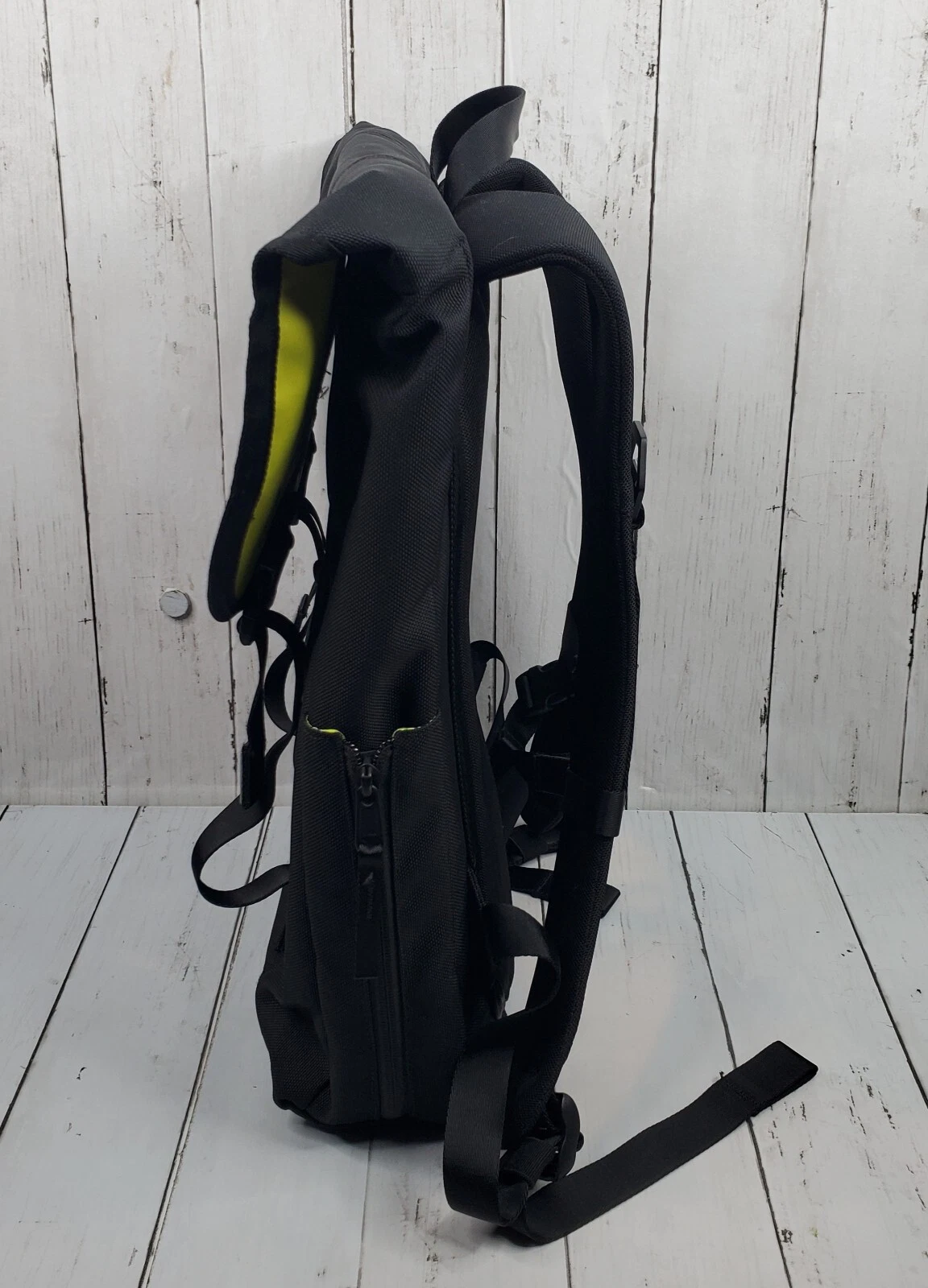 Zaino per laptop Mercari Timbuk2 Swig Flap 15" triplo nero tessuto tecnico cordura