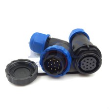 SD20 5A 12 Pin Panel Mount Waterproof Cable Connector IP68 Aviation Plug Socket