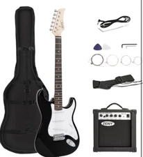 Zeny Electric Guitar with Amp Case