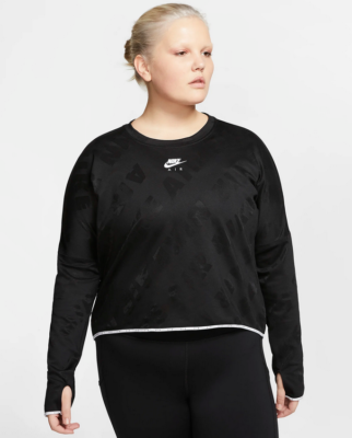 plus size nike running top