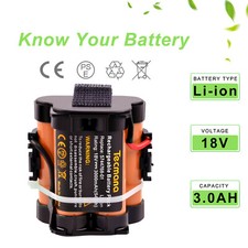 18V 3000mAh Battery for Flymo Robotic Lawnmower 1200R Gardena R40Li R70Li R80Li