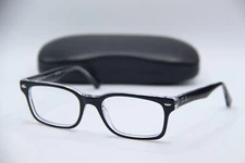 NEW RAY-BAN RB 5286 2034 BLACK CLEAR AUTHENTIC FRAMES EYEGLASSES 51-18