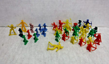 Cowboys Indians Plastic Army Men Lot of 30 Miniature Figures 041224AST3-D