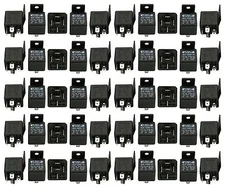 50 LOT TEMCo STYLE INDUSTRIAL 12 V 30/40 Amp Bosch Style S Relay SPDT Automotive
