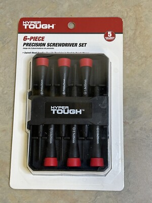 Hyper Tough 6 Piece Precision Screwdriver Set