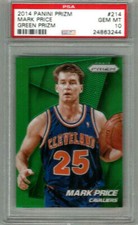 2014 Panini Prizm Mark Price Green Prizm PSA 10