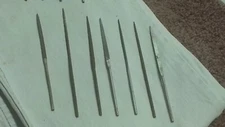 lot of used needle files made in Italy, used for lapidary