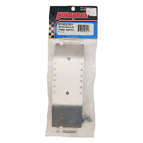 Duratrax Aluminum Center Skid Plate for Traxxas E-Maxx/T-Maxx - Silver DTXC2701 - Image 2 of 2