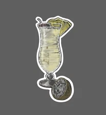 Pina Colada Sticker Tropical Waterproof