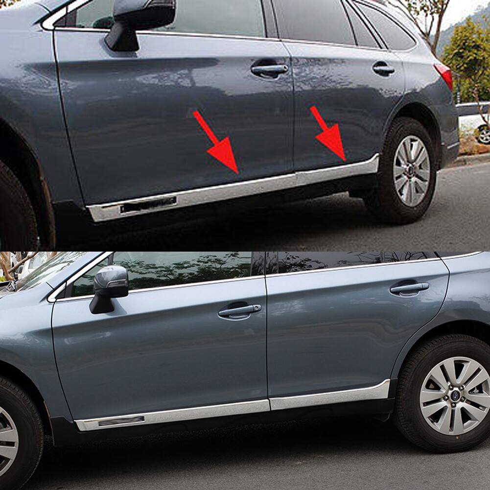 For Subaru Outback 2015 16 17 18 2019 Chrome Body Side Door