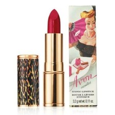 Avon Iconic Lipstick CRIMSON CARNATION in Metal Case NIB NEXT DAY FAST SHIP