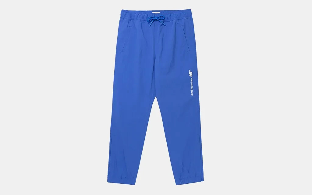 AIME LEON DORE x NEW BALANCE BLUE NYLON TRACK PANTS SONNY 860 550