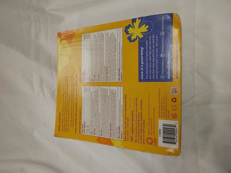 Protector solar hawaiano Alba Botanica FPS 50, paquete de 2 y 1 protector solar FPS 45. Foto 3 de 4