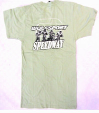 Speedway Adult green unisex T-shirt leisure top Wulfsport small light green