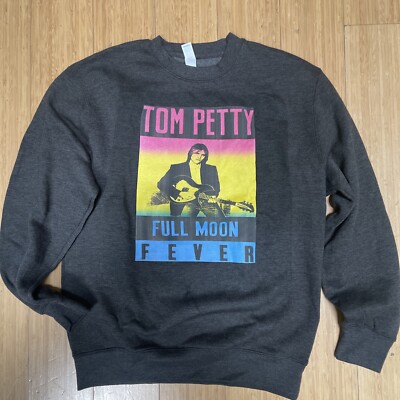 Tom Petty  Full Moon Fever  Gray Sweatshirt : Size Medium, New, Rare, Men s