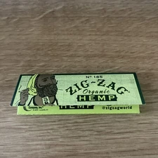 Zig-Zag Organic Hemp 1 1/4 (78mm) Rolling Paper - 1pack 50 Count Leaves