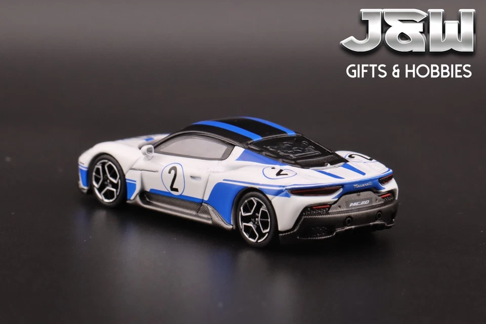 BBR Models Maserati MC20 #2 Maserati Performance Experience White 1/64 - Image 4 of 4